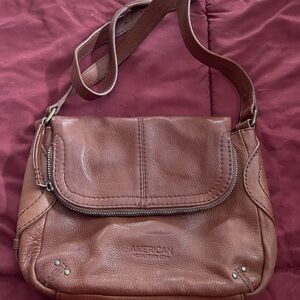 American Leather crossbody bag